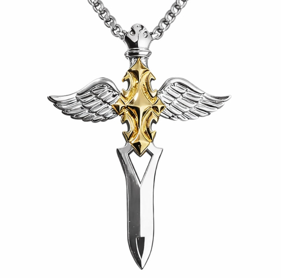 Archangel Cross Necklace