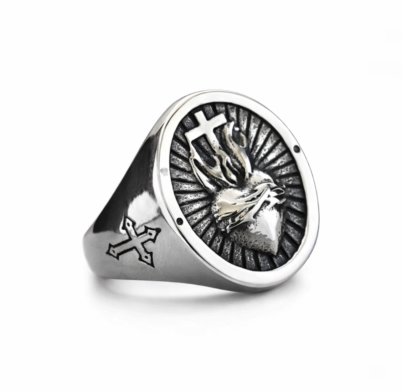 Jesus Heart Ring